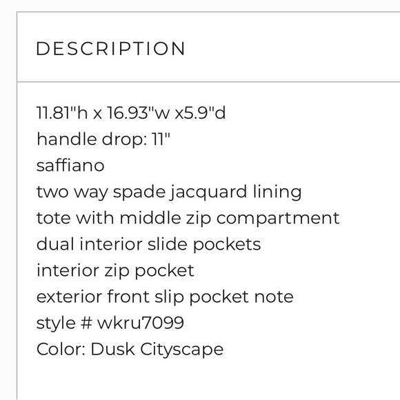 Kate Spade New York Staci Laptop Tote Bag - Picture 7 of 7